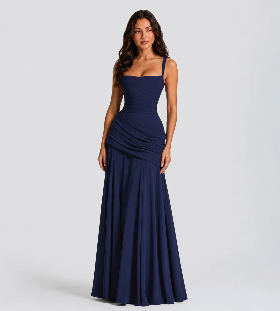 Charlotte Ruched Maxi Dress