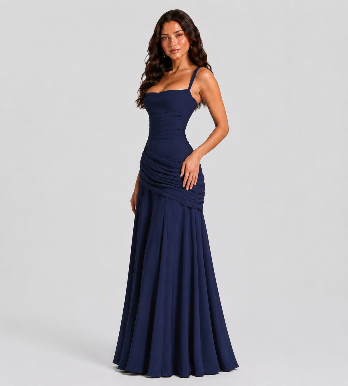 Charlotte Ruched Maxi Dress