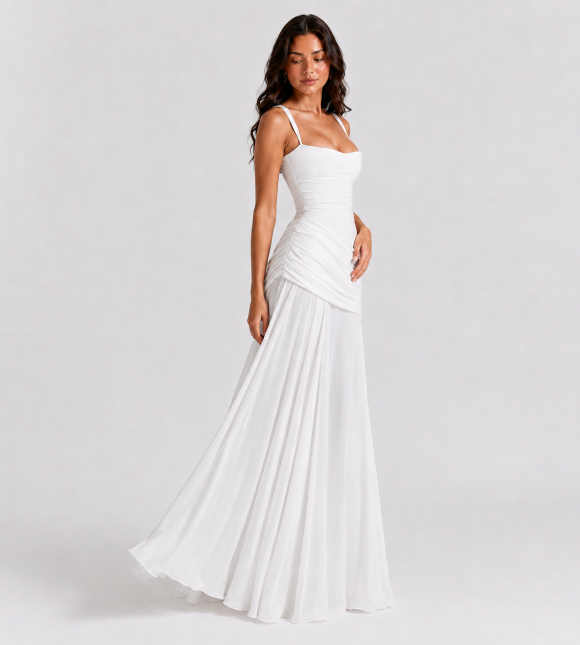 Charlotte Ruched Maxi Dress