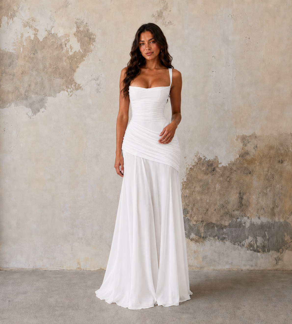 Charlotte Ruched Maxi Dress