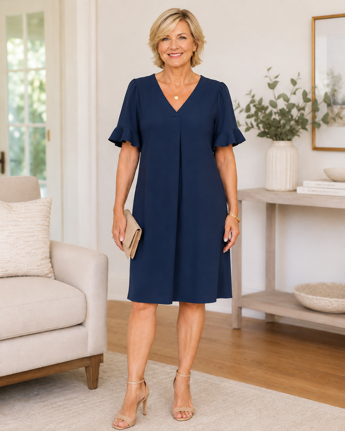 Isla | Floral V-Neck Summer Dress