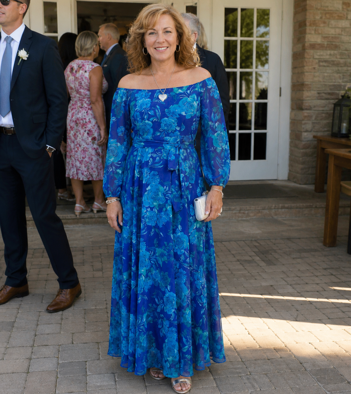 Aurelia | Off Shoulder Floral Maxi Dress