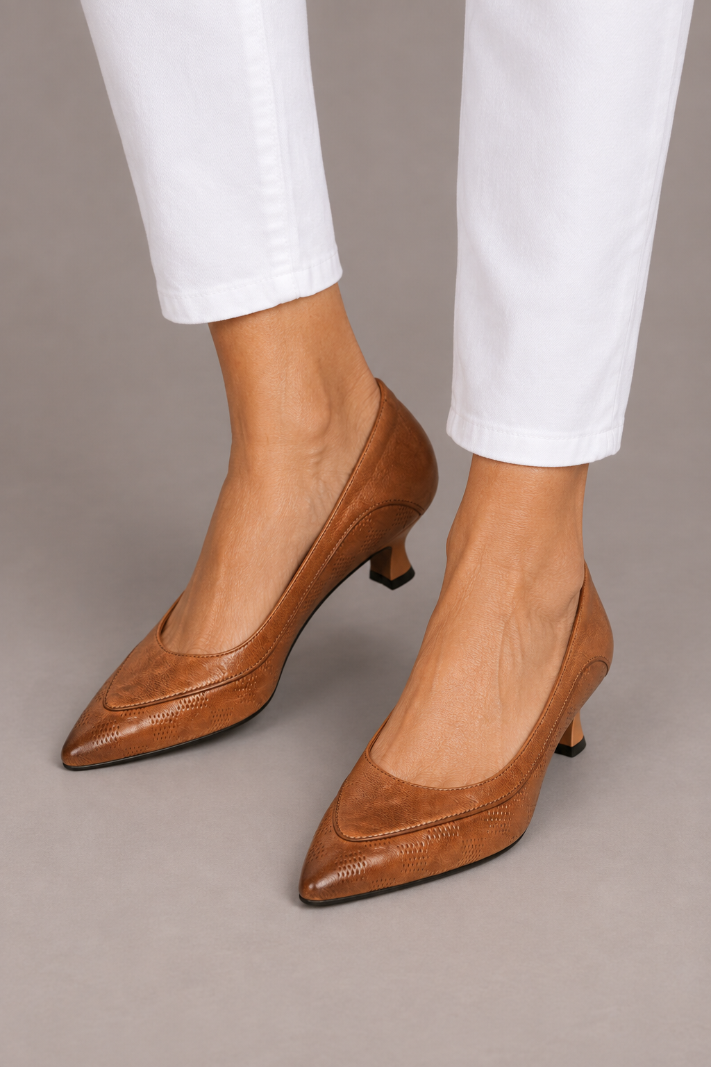 Amara Leather Heels