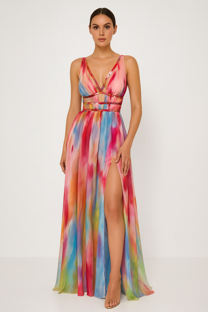 Fadime - Painted Maxi Dress