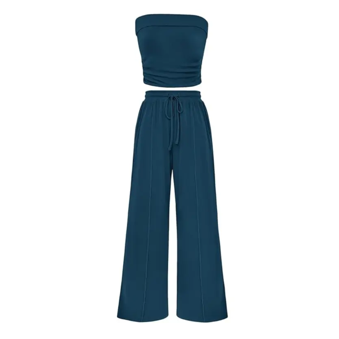 SOLVEIG™ – Relaxed Ribbed Knit Crop Set