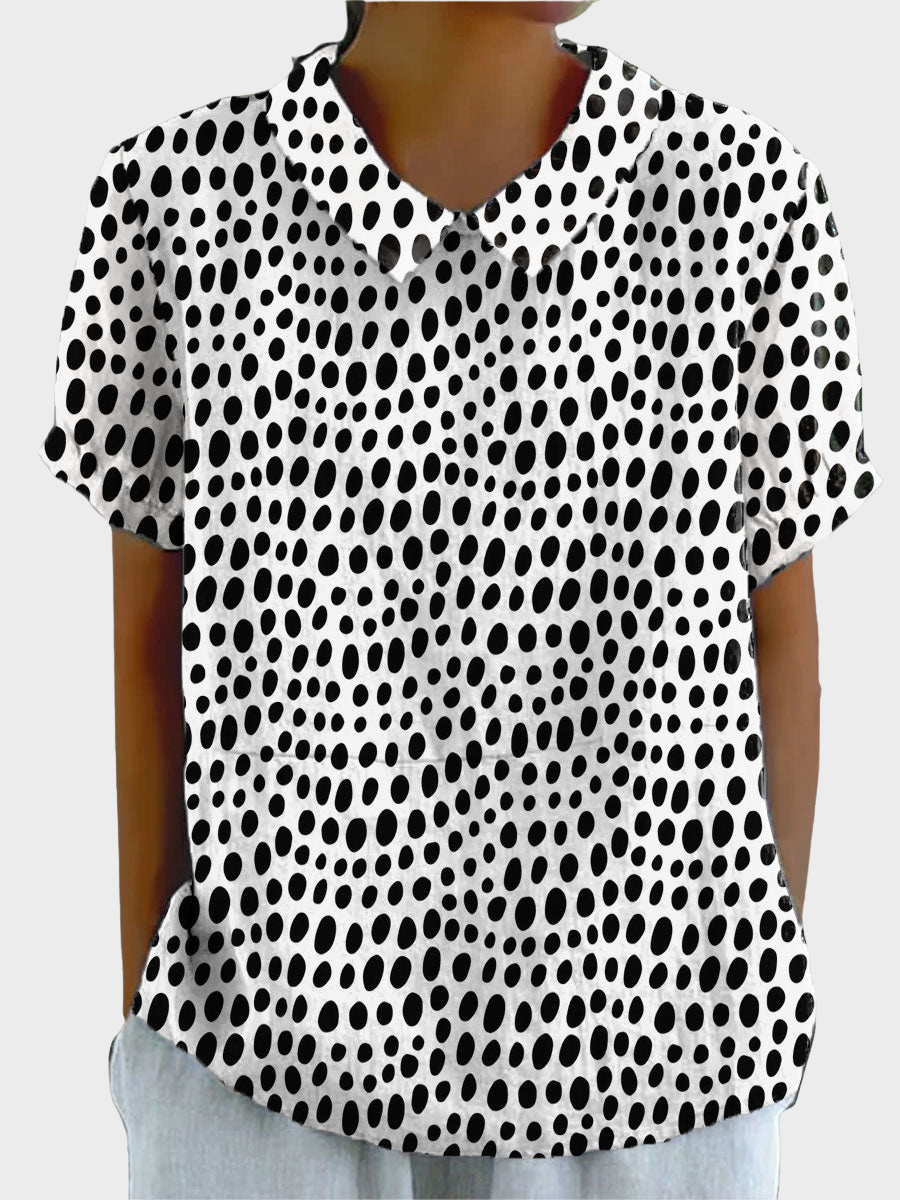 Lila  -  Sunburst Patchwork Shirt