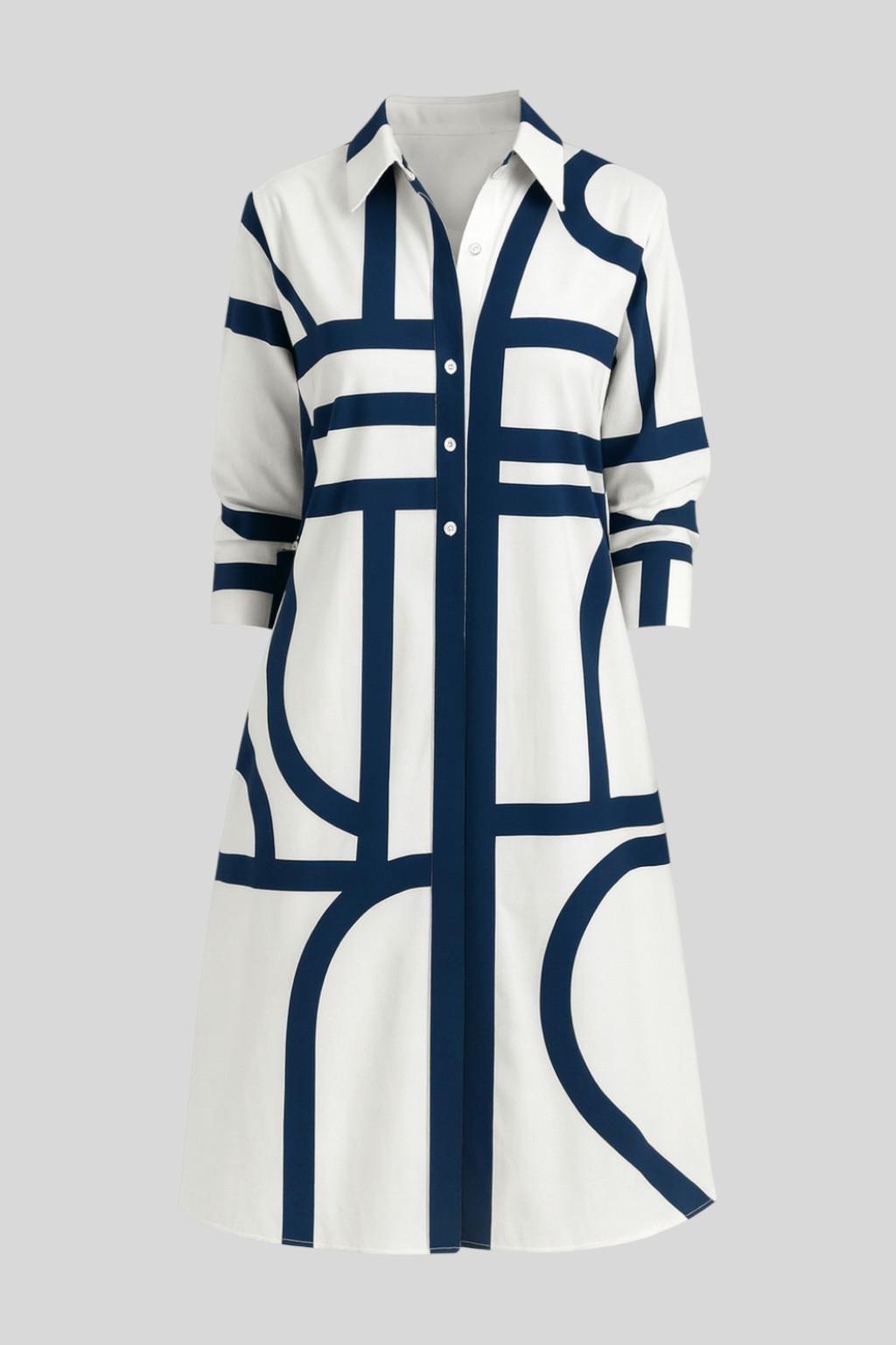 Jania – Elegant Midi Dress for Effortless Style