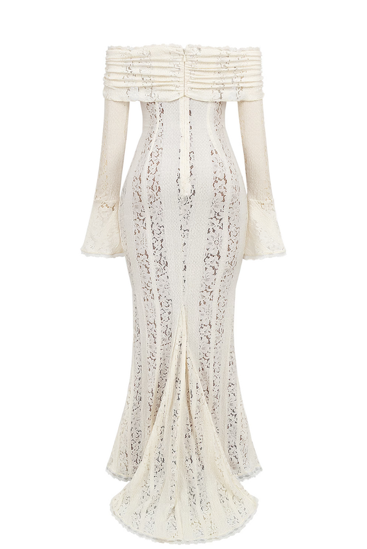 Indira | Off-Shoulder Lace Gown