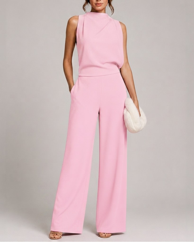 Vera | Sleeveless Jumpsuit with Wide Legs