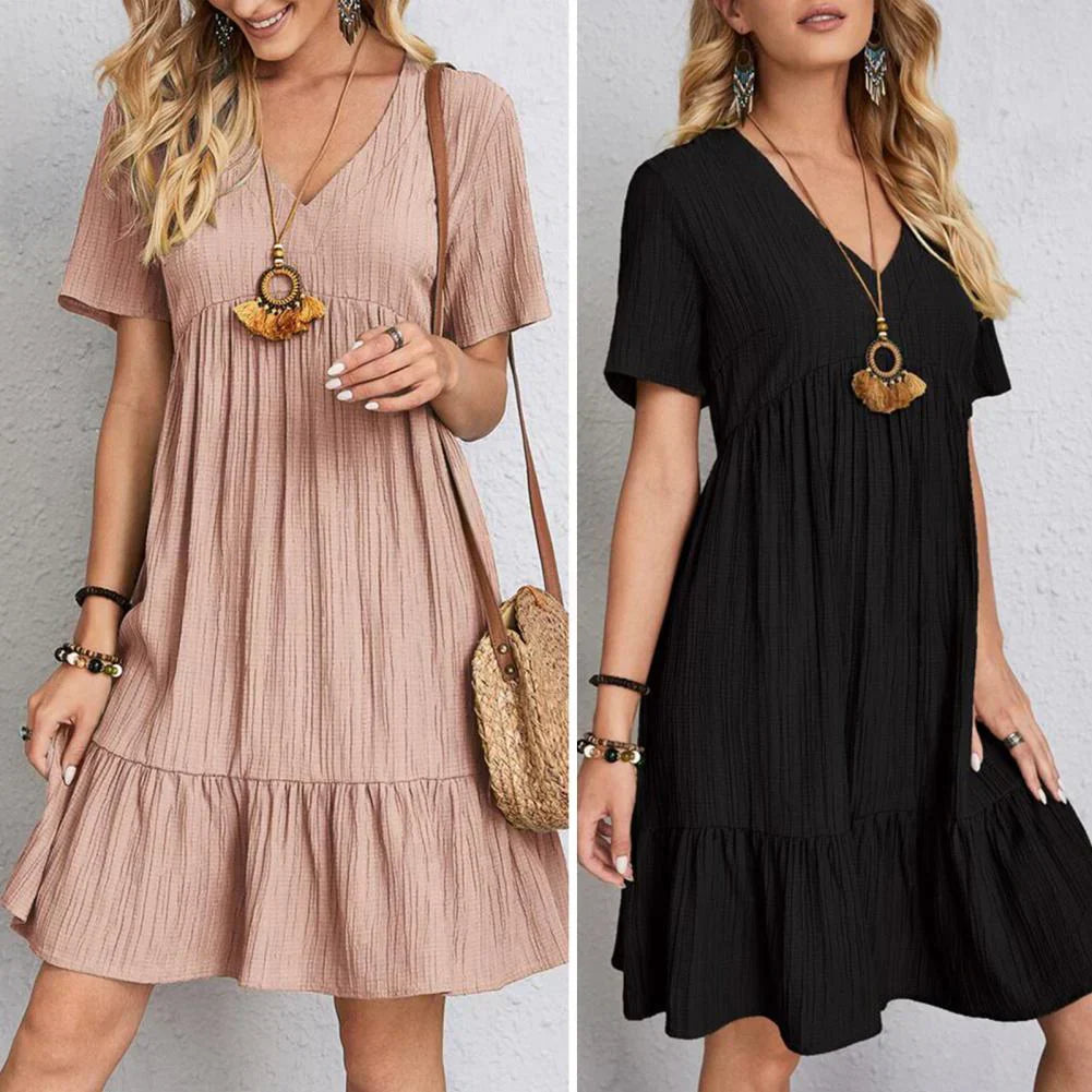 Emily – Elegant Tummy-Covering Dress