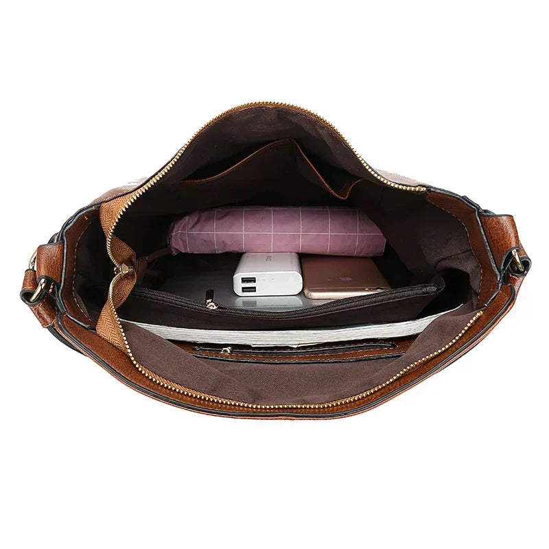 Romy™ Leather Shoulder Bag - Minimalist Everyday Luxe Style