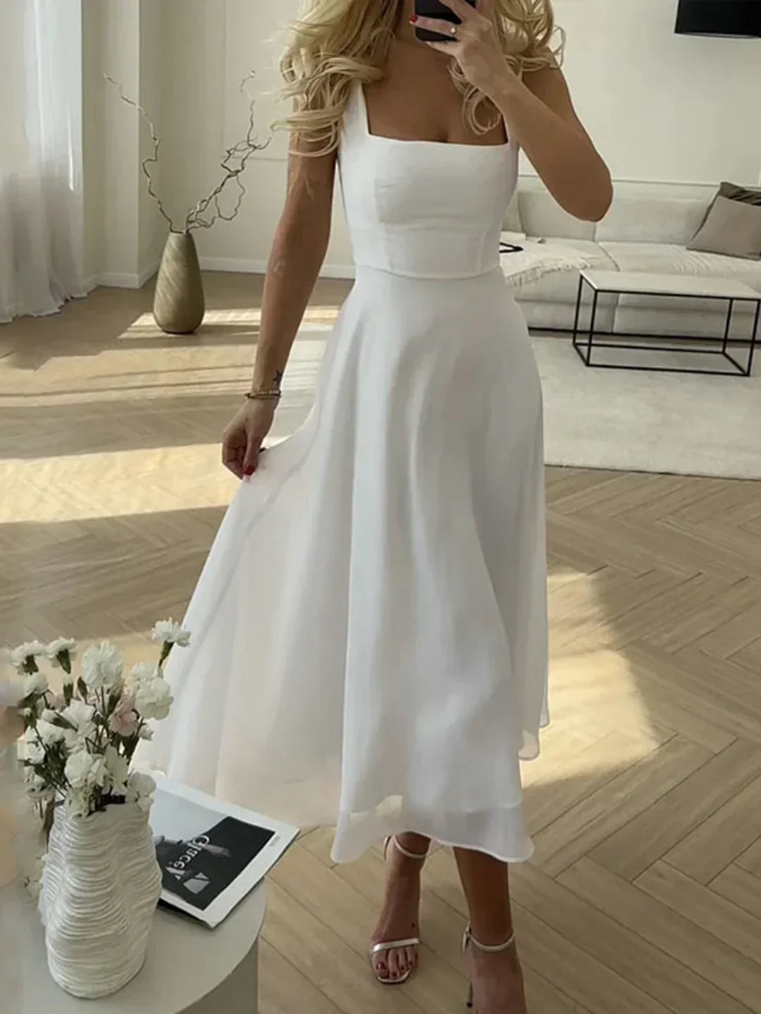 Sofia | Elegant Strappy Maxi Dress