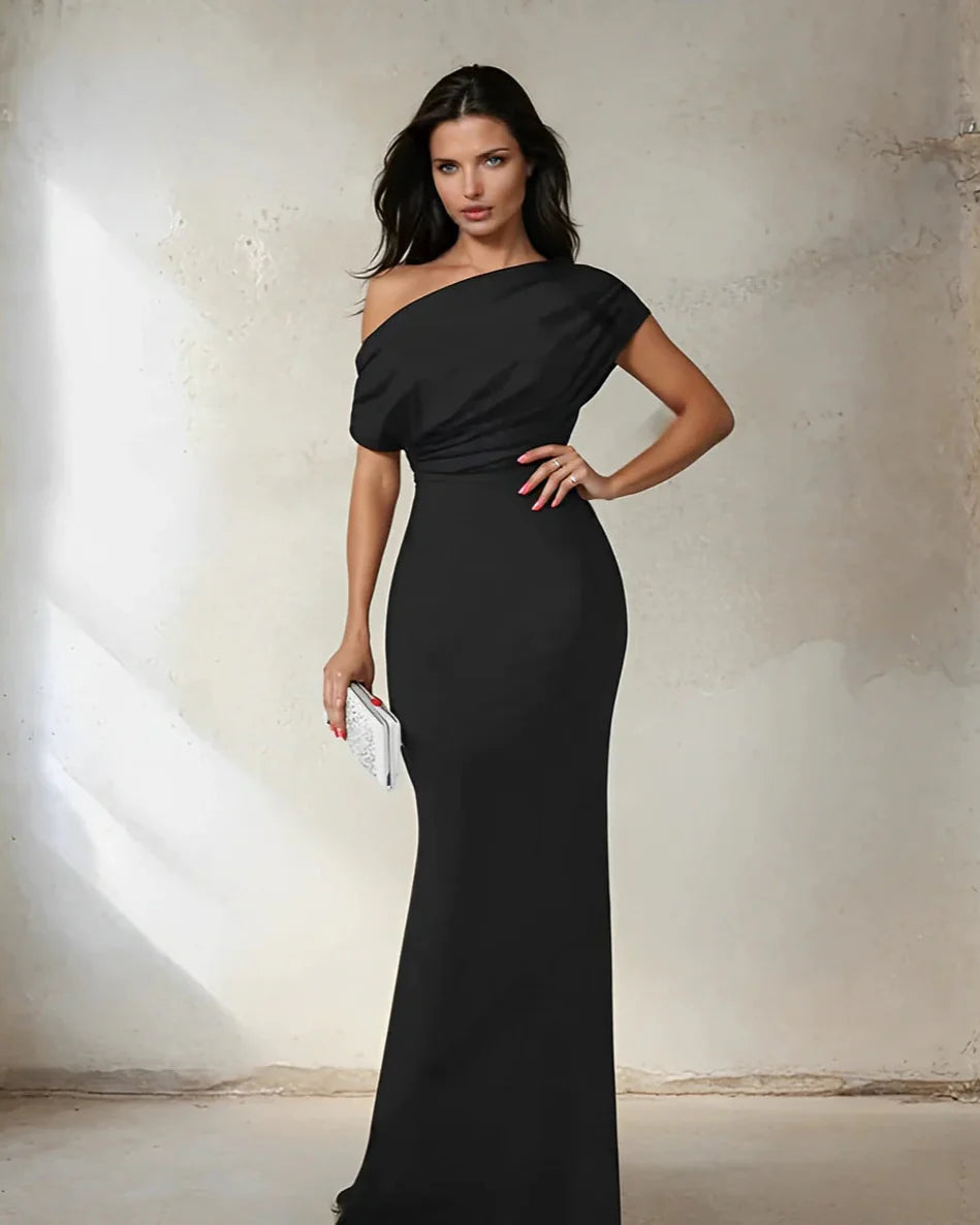 Bellina Off-Shoulder Bodycon Maxi Dress