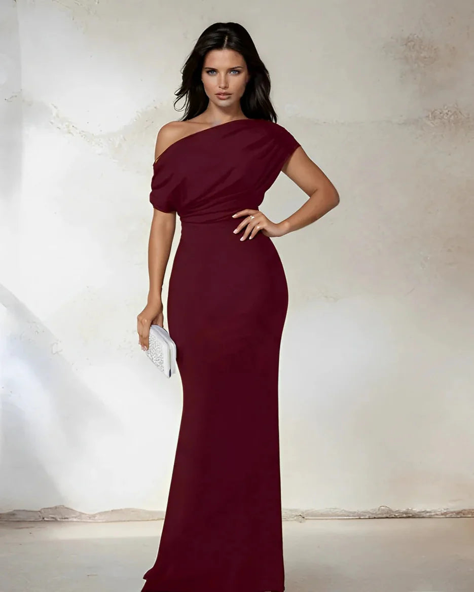Bellina Off-Shoulder Bodycon Maxi Dress