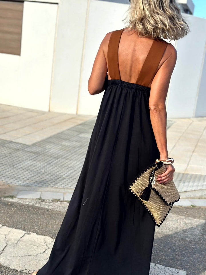 Paula | Breathable Comfortable Crossed Maxi Dress