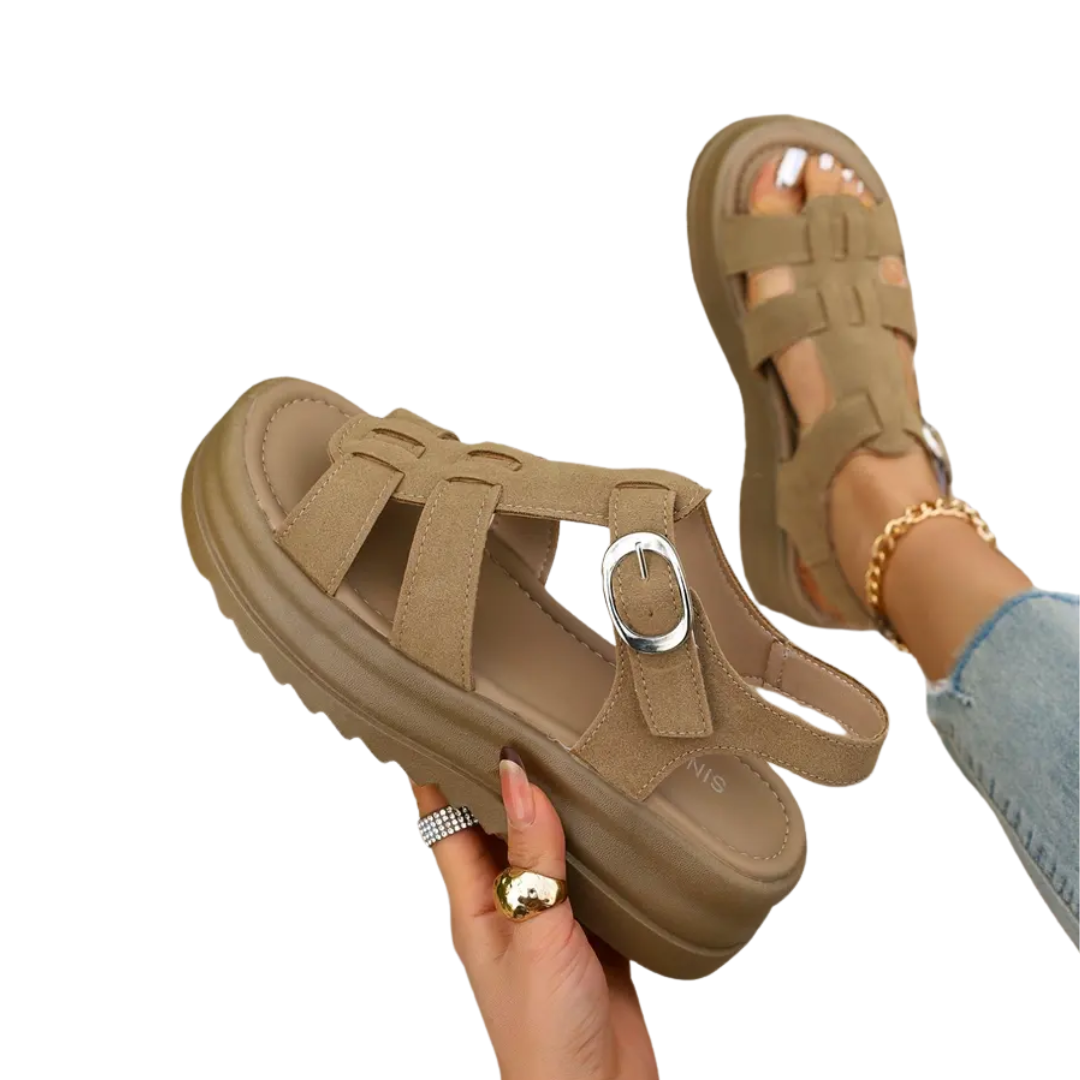 SIGRID™ – Adjustable Strap Platform Gladiator Sandals