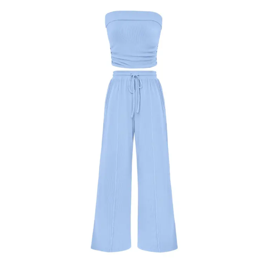 SOLVEIG™ – Relaxed Ribbed Knit Crop Set