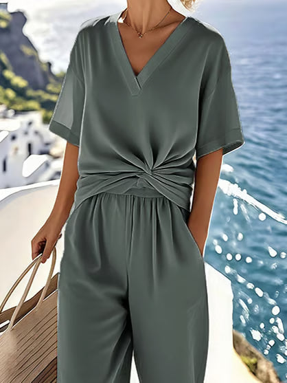Alina | Elegant Lightweight Jumpsuit – Flowy, Flattering &amp; Effortlessly Chic
