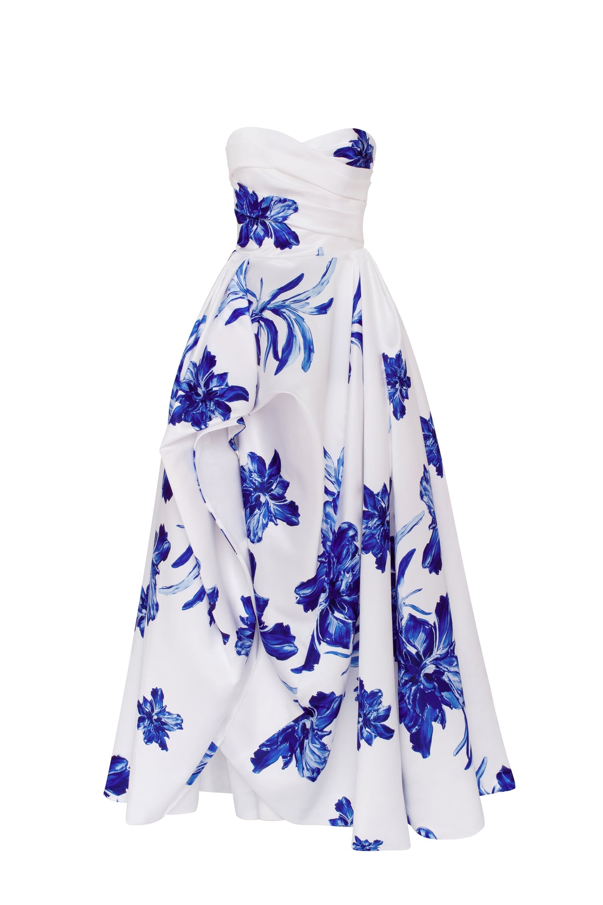 Elara | Printed Backless Maxi Dress
