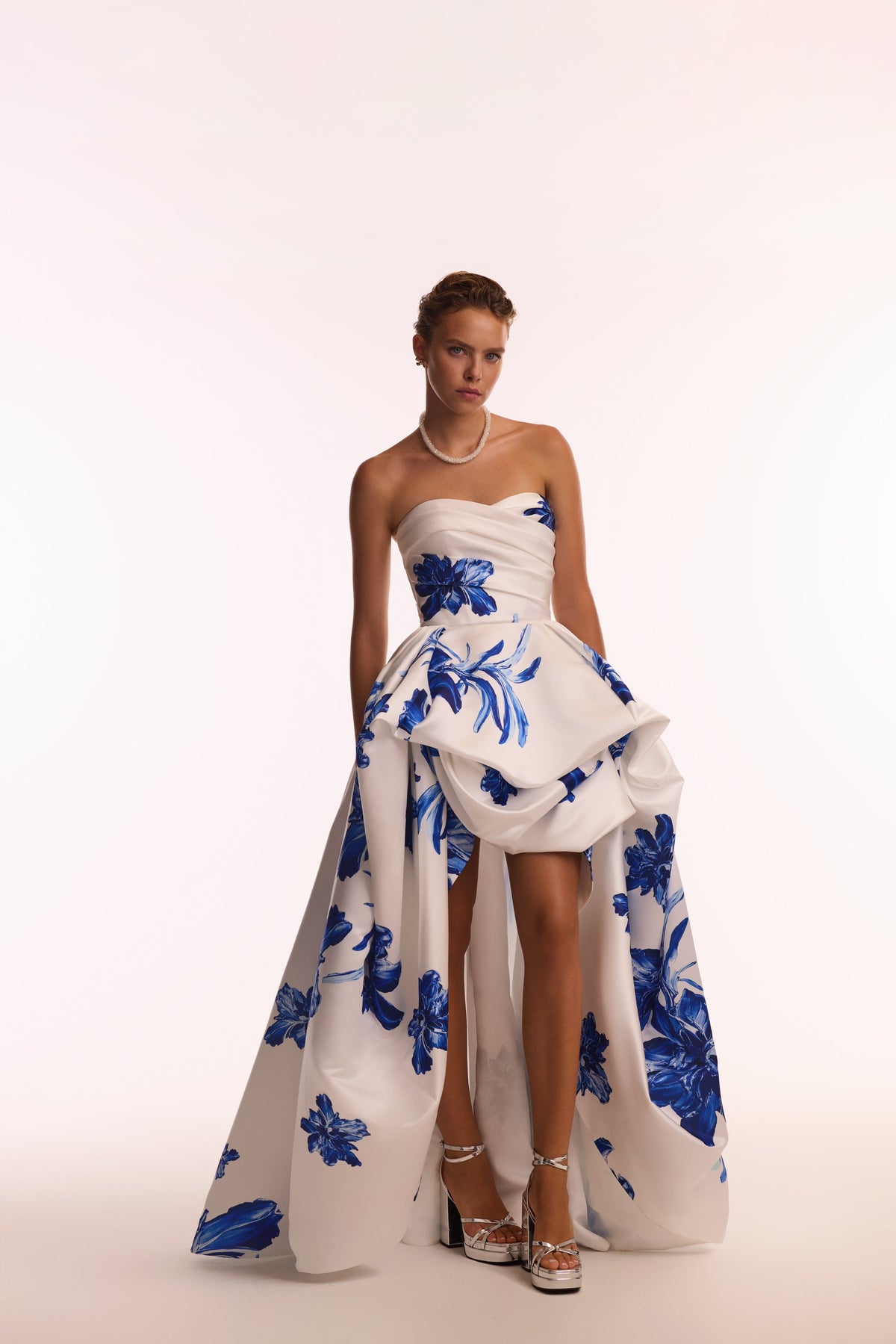 Elara | Printed Backless Maxi Dress