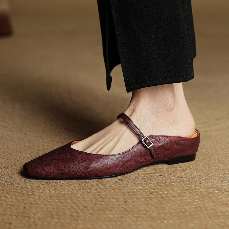 Orella | Genuine Leather Sabot Pumps