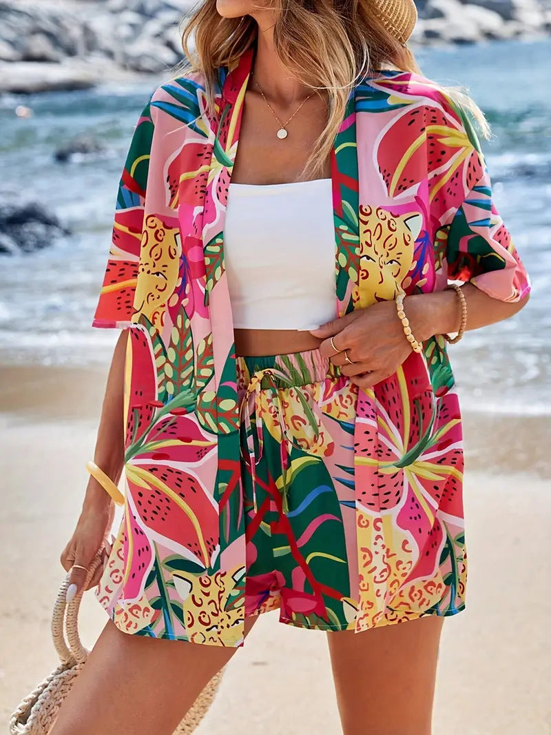FANNIET - Simple Summer Floral Top