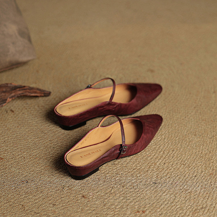 Orella | Genuine Leather Sabot Pumps