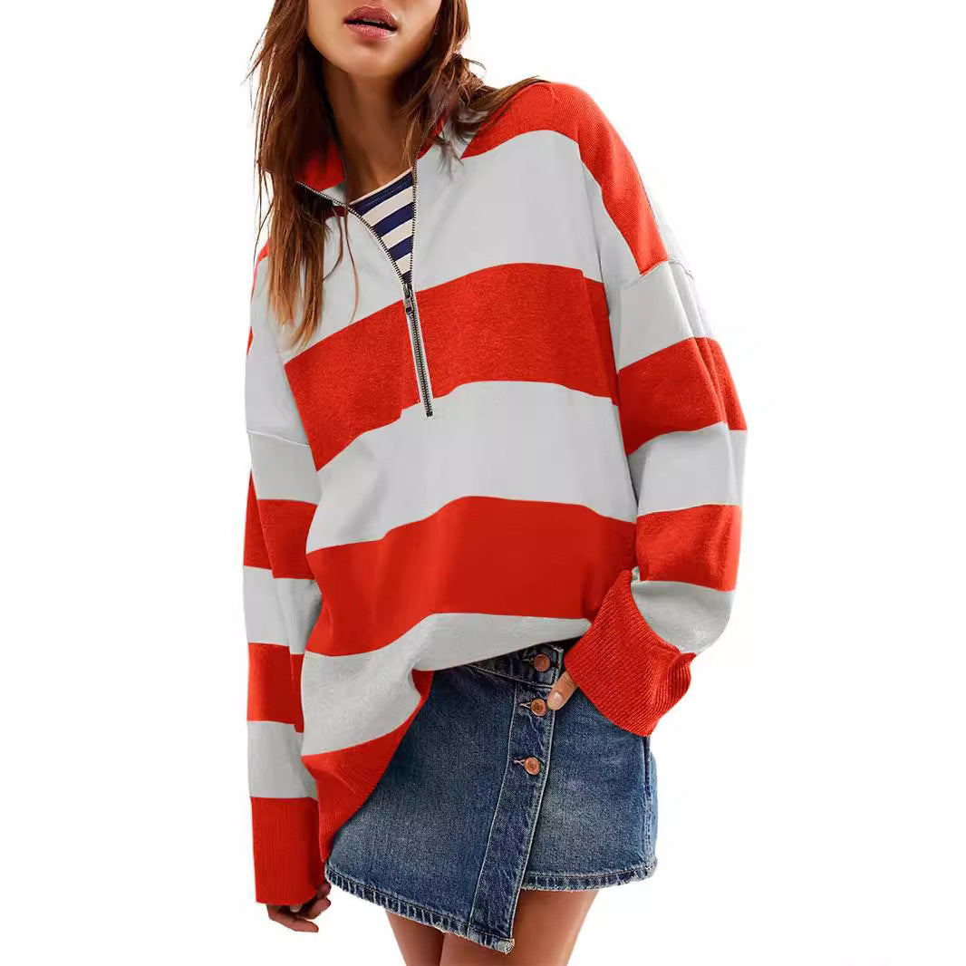 CAMILLAT - Comfy Long Sleeve Pullover Sweater