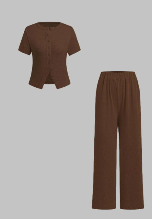 MIRANDAT - Button Front Top and Wide