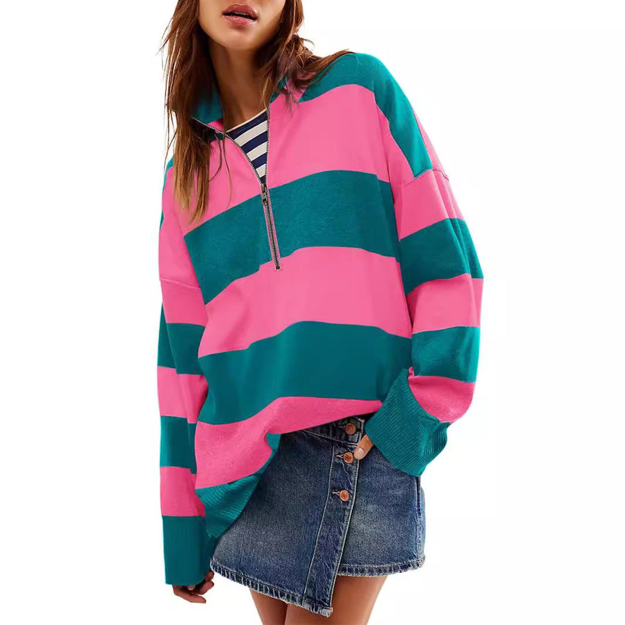 CAMILLAT - Comfy Long Sleeve Pullover Sweater
