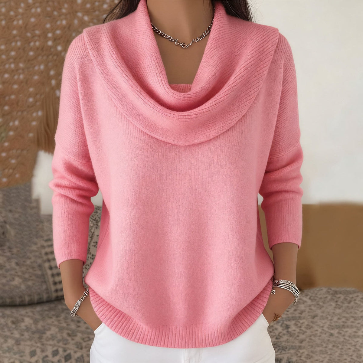 Vionne Sweater with Collar