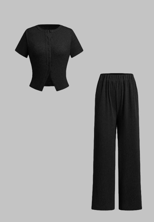 MIRANDAT - Button Front Top and Wide
