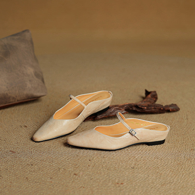 Orella | Genuine Leather Sabot Pumps