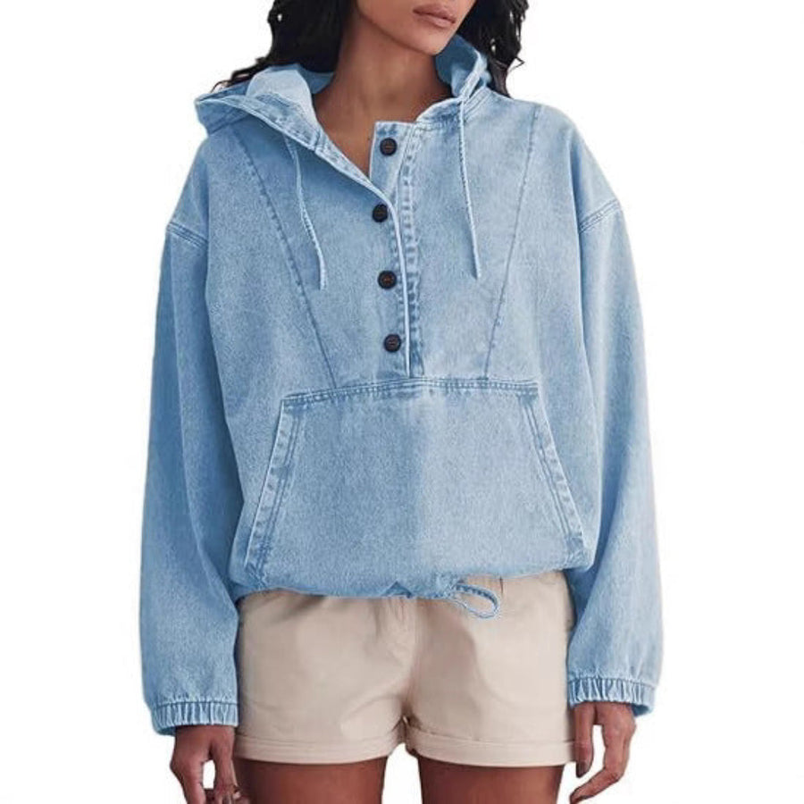 VIENAT - Lightweight Pullover Jacket with Front