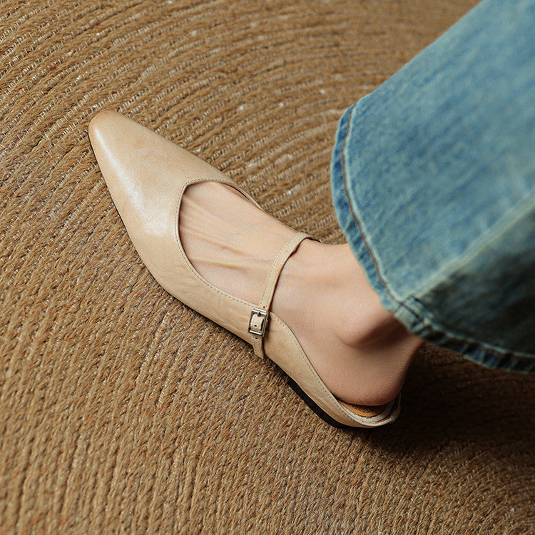 Orella | Genuine Leather Sabot Pumps