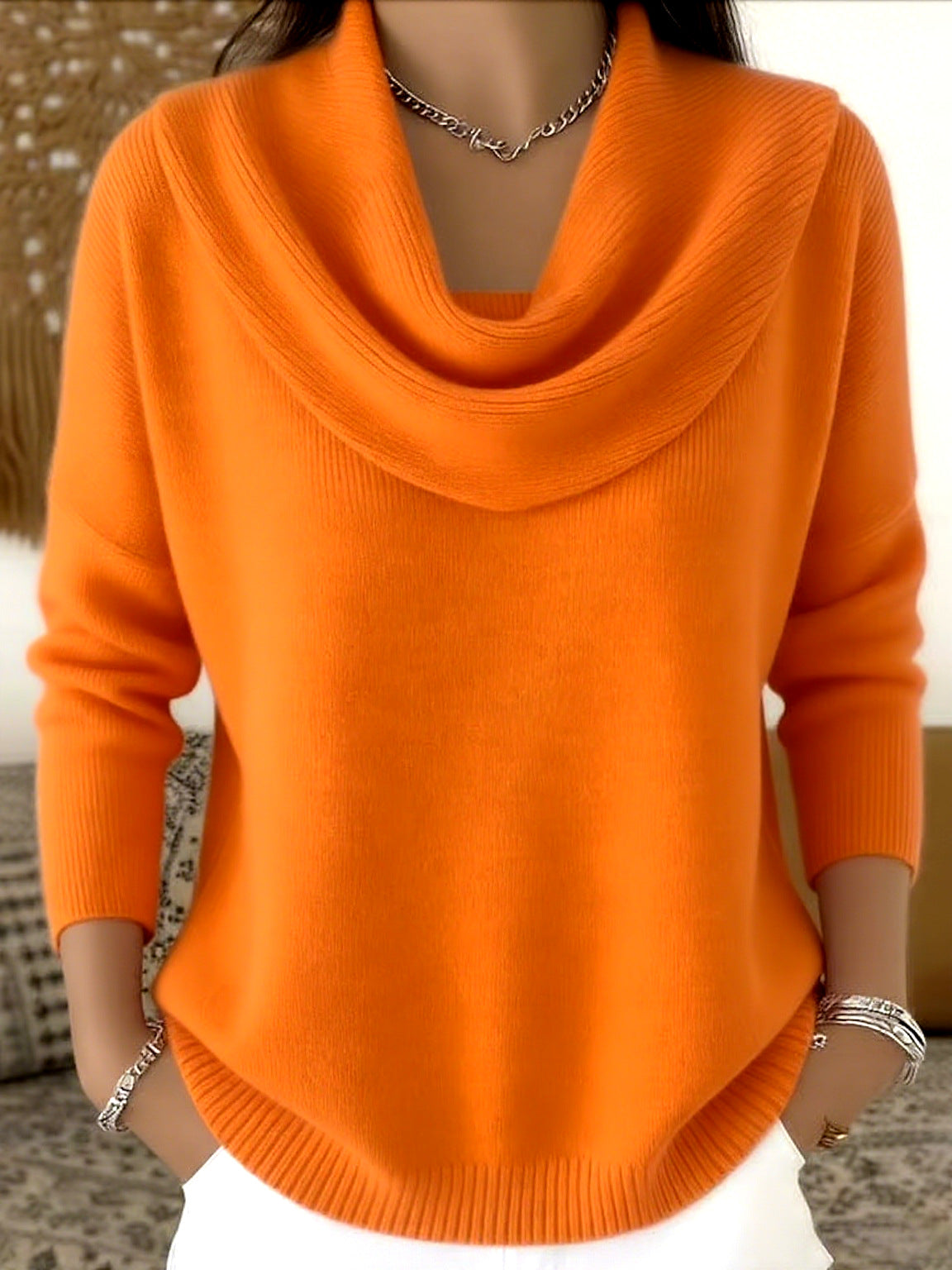 Vionne Sweater with Collar