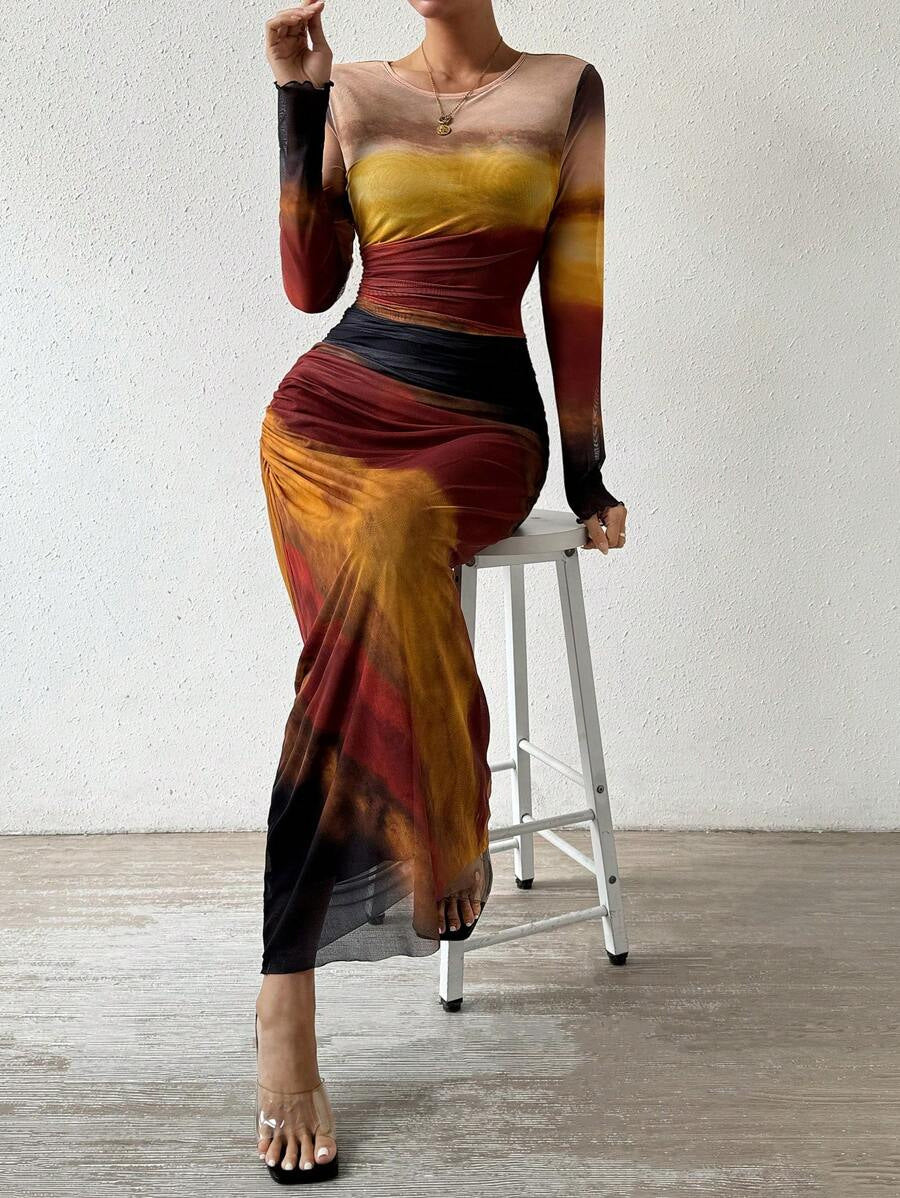 TORINAT - Comfy Printed Long Sleeve Round