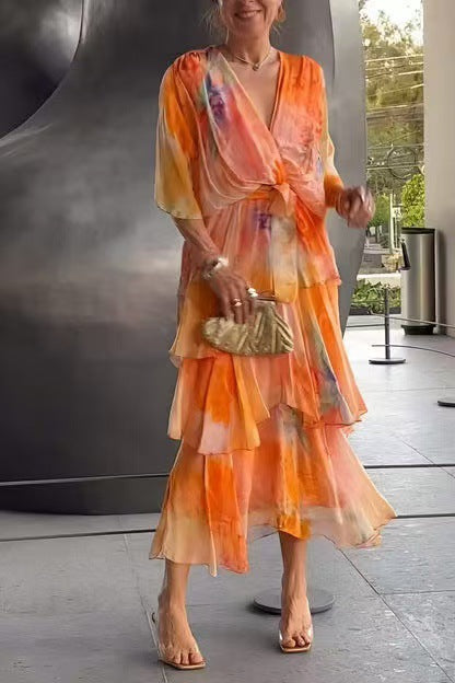 Solana Floral Layer Dress