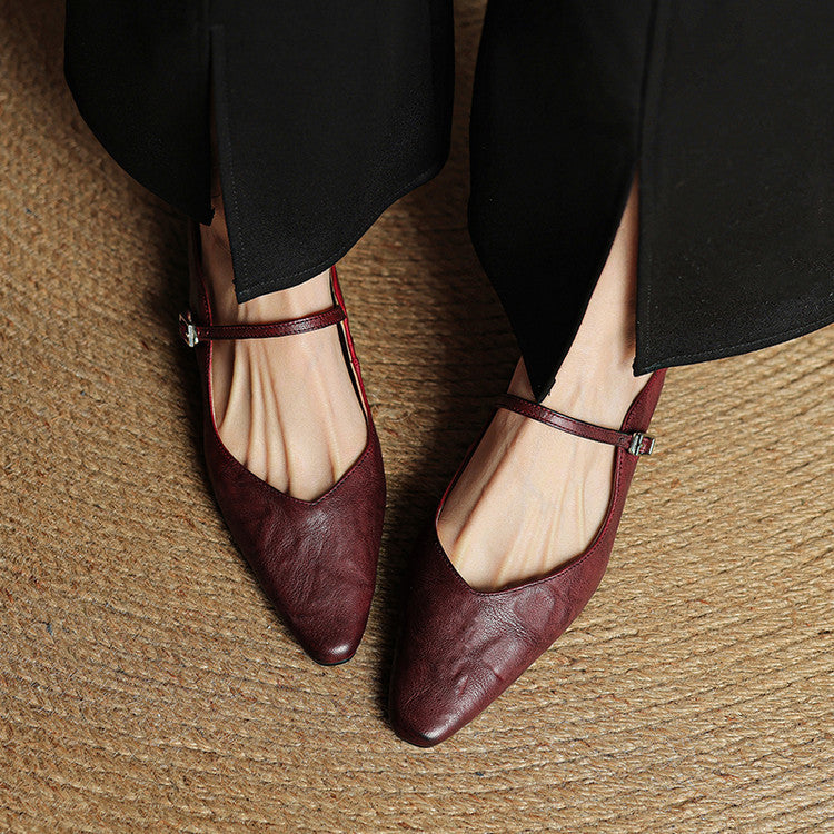 Orella | Genuine Leather Sabot Pumps