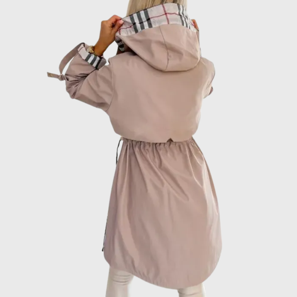 Levianna | Slimming All-Weather Hooded Coat