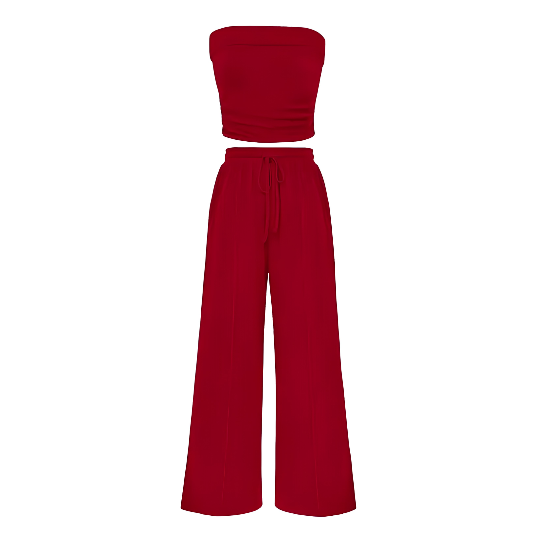 SOLVEIG™ – Relaxed Ribbed Knit Crop Set