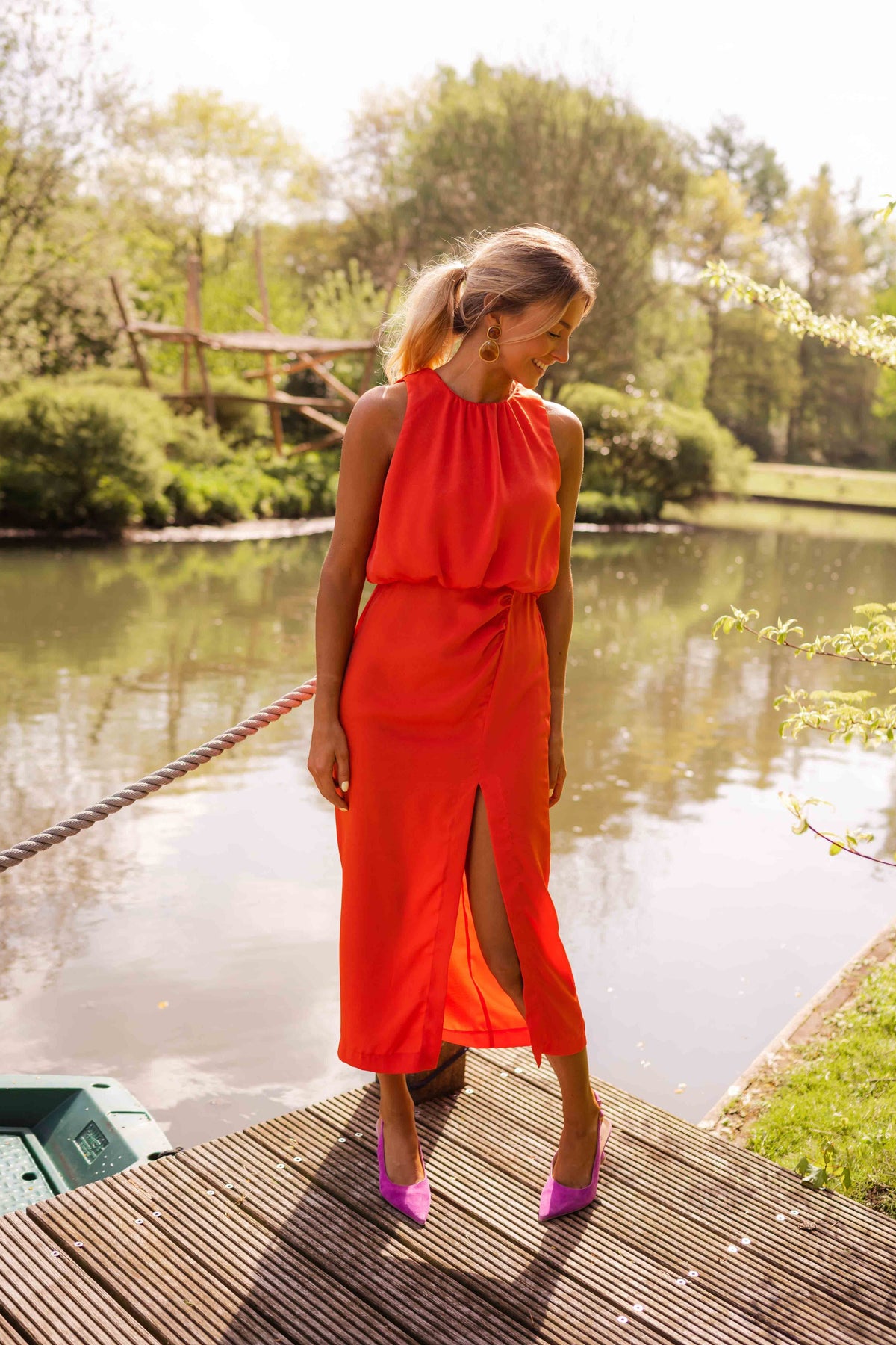 Leontien - Flowing Midi Dress