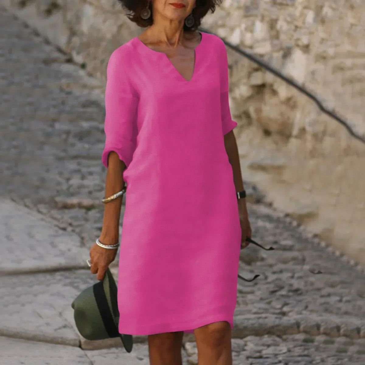 Eulalior | Flowing Dress with Timeless Elegance