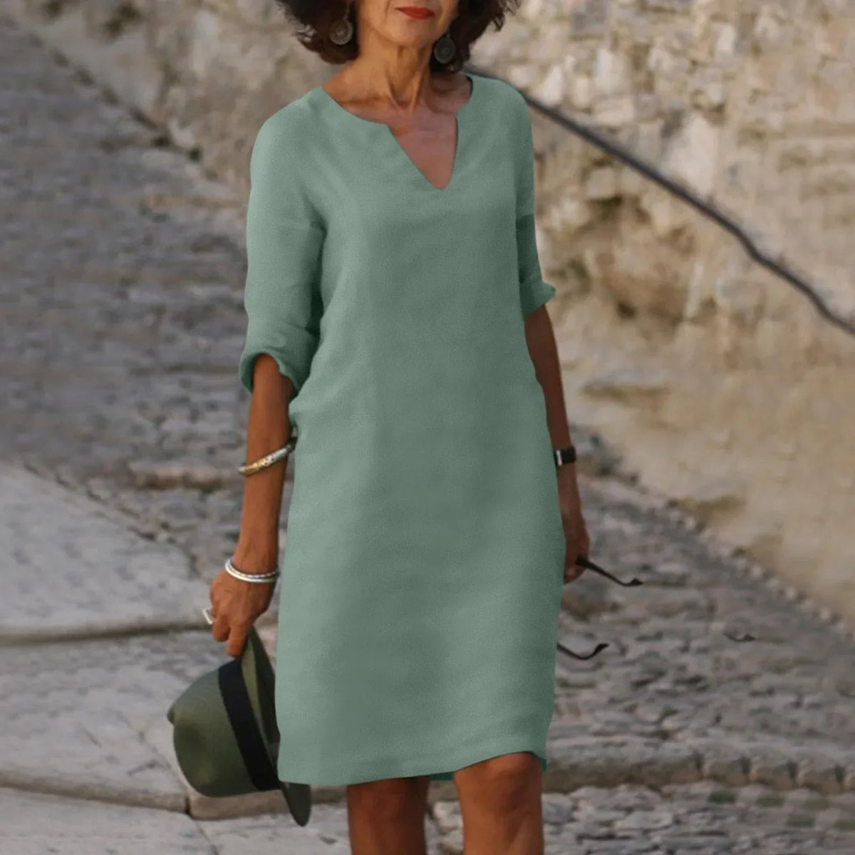 Eulalior | Flowing Dress with Timeless Elegance