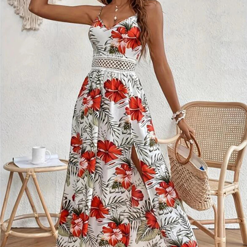 Floral Bohemian Women's Summer Long Dress