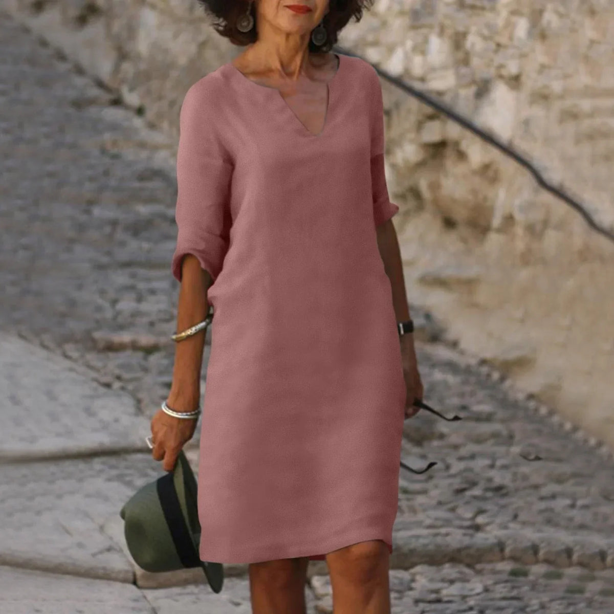 Eulalior | Flowing Dress with Timeless Elegance