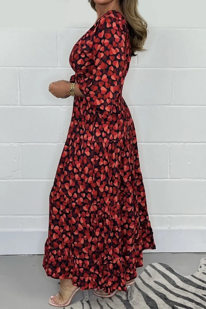 Tina | Elegant Smocked Waist Maxi Dress – Flowy, Flattering &amp; Comfortable