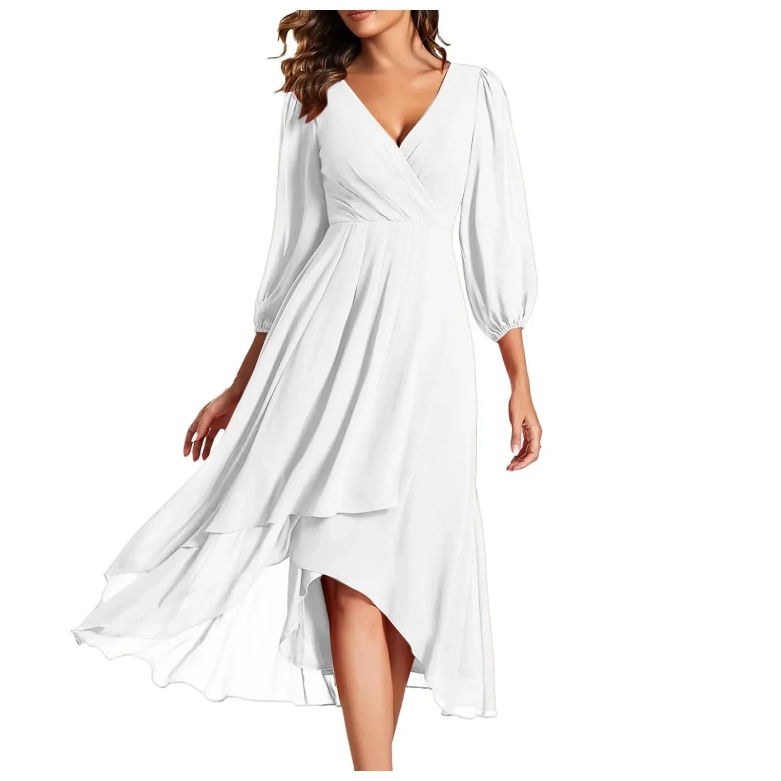 Mia | Elegant V-Neck-Dress