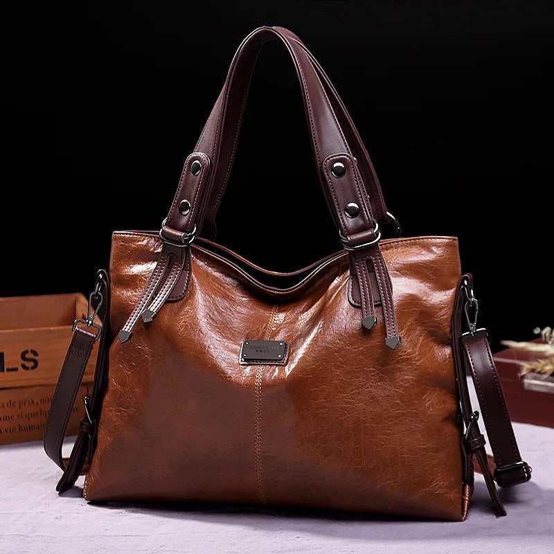 Aralyn | Women Refined Soft Leather Tote Bag