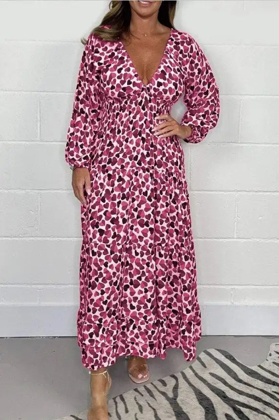 Tina | Elegant Smocked Waist Maxi Dress – Flowy, Flattering &amp; Comfortable